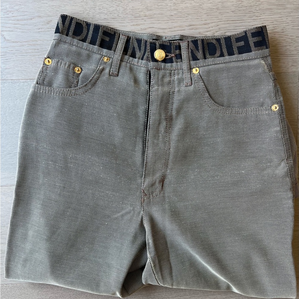 Vintage Fendi Zucca Pants